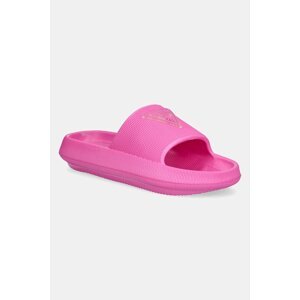 Natikače Guess RUBBER SLIPPERS za žene, boja: ružičasta, E4GZ27 WG5X0