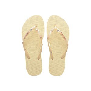 Natikače Havaianas SLIM LUXURY AQUA boja: bež, 4149965.9256