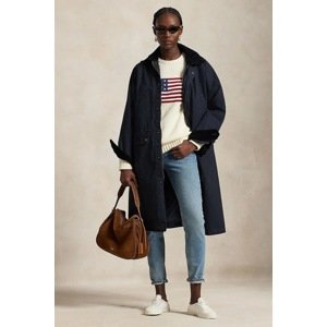 Jakna Polo Ralph Lauren LG UTLY za žene, boja: tamno plava, za prijelazno razdoblje, 211915925