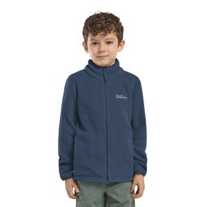 Dječja dukserica Jack Wolfskin TAUNUS JACKET K boja: tamno plava, 1609482