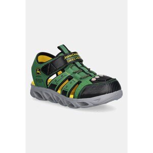 Dječje sandale Skechers S LIGHTS-HYPNO-SPLASH-TRACTO boja: zelena, 407070L