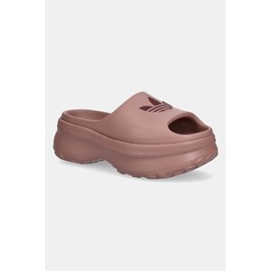 Natikače adidas Originals Adifoam Stan Slide W za žene, boja: ružičasta, JI2614