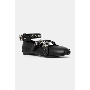 Balerinke Buffalo Daphne Mary Buckle boja: crna, 1620029-BLK