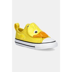 Dječje tenisice Converse CHUCK TAYLOR ALL STAR ONE STRAP boja: žuta, A11838C