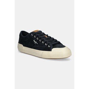 Tenisice od brušene kože Pepe Jeans BEN SUEDE M boja: tamno plava, PMS31074