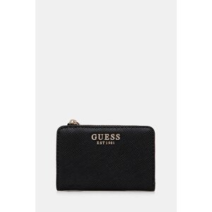 Novčanik Guess LAUREL za žene, boja: crna, SWZG85 00156