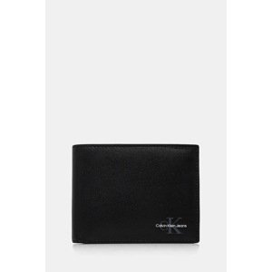 Kožni novčanik Calvin Klein Jeans za muškarce, boja: crna, LV04G1030G