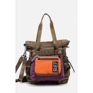 Ruksak Desigual MODULARIS ORIGINALE za žene, boja: zelena, veliki, bez uzorka, 25SAKY11