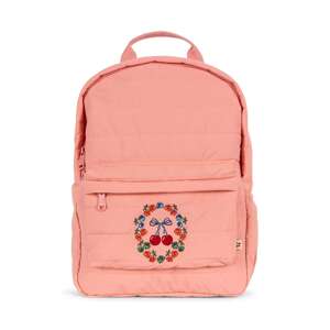 Dječji ruksak Konges Sløjd JUNO QUILTED BACKPACK boja: ružičasta, mali, s aplikacijom, KS102761