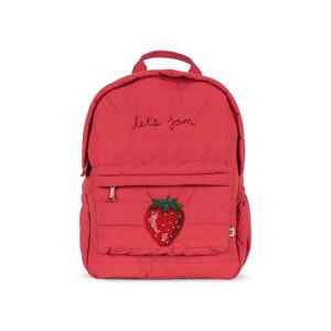 Ruksak Konges Sløjd JUNO SPARKLE BACKPACK boja: crvena, veliki, s aplikacijom, KS102894