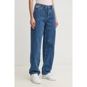 Traperice Calvin Klein Jeans za žene, visoki struk, J20J225134