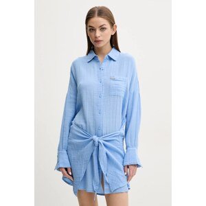 Pamučna haljina Melissa Odabash mini, oversize, Sara