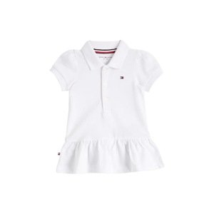 Haljina za bebe Tommy Hilfiger boja: bijela, mini, ravna, KN0KN02045