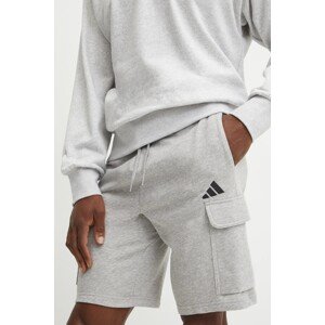 Kratke hlače adidas Feelcozy za muškarce, boja: siva, JE6290