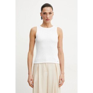 Pamučni top Guess ALEXIA boja: bijela, W5GP06 KCS10