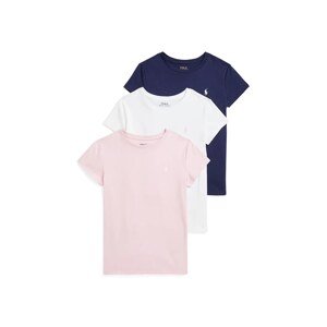 Dječja pamučna majica kratkih rukava Polo Ralph Lauren 3-pack boja: ružičasta, 313902553004
