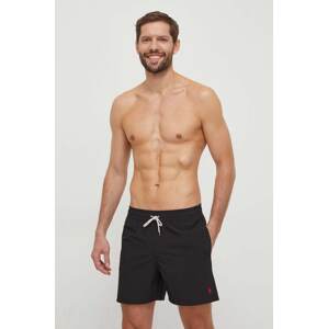 Kratke hlače za kupanje Polo Ralph Lauren boja: crna, 710907255