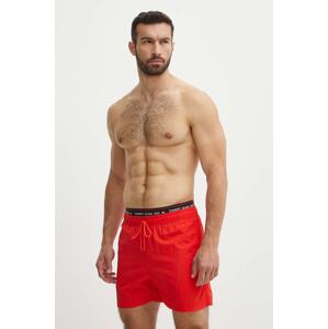 Kratke hlače za kupanje Tommy Jeans boja: crvena, UM0UM03141