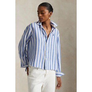 Lanena košulja Polo Ralph Lauren relaxed, s klasičnim ovratnikom, 211935130