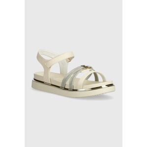 Dječje sandale Tommy Hilfiger boja: bež