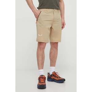 Kratke outdoor hlače Salewa Puez Talveno boja: bež, 00-0000028884