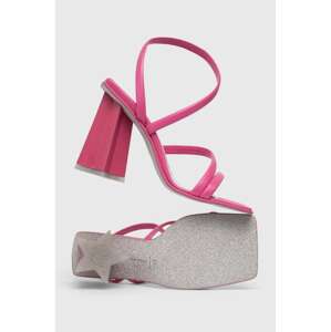 Sandale Chiara Ferragni CF3134_011 boja: ružičasta, CF STAR HEEL 100