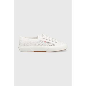Tenisice Superga 2750 MACRAME za žene, boja: bijela, S81219W