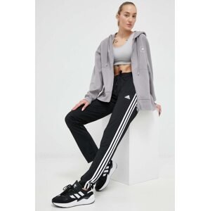 Donji dio trenirke adidas boja: crna, s aplikacijom