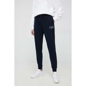 Donji dio trenirke Tommy Hilfiger boja: tamno plava, s aplikacijom, UW0UW04522
