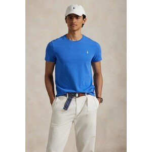 Pamučna majica Polo Ralph Lauren za muškarce, boja: crvena, bez uzorka, 710671438