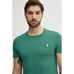 Pamučna majica Polo Ralph Lauren za muškarce, boja: crvena, bez uzorka, 710671438
