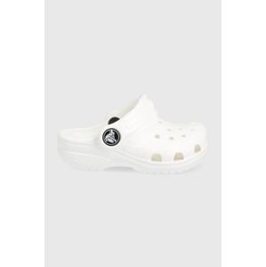 Dječje natikače Crocs boja: bijela