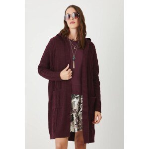 Kardigan Medicine boja: bordo, tople