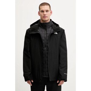 Jakna The North Face Carto Mono Triclimate boja: crna, za zimu, NF0A8D1SJK31