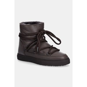 Kožne cipele za snijeg Inuikii Full Leather boja: smeđa, 1001.003.0251.152