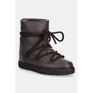 Kožne cipele za snijeg Inuikii Full Leather Wedge boja: smeđa, 1001.004.0091.152